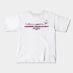 McDonnell Douglas MD-11 - Japan Airlines "J Bird - Tufted Puffin" Kids T-Shirt